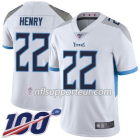 Maillot Homme Tennessee Titans Derrick Henry 22 Nike Blanc 100th
